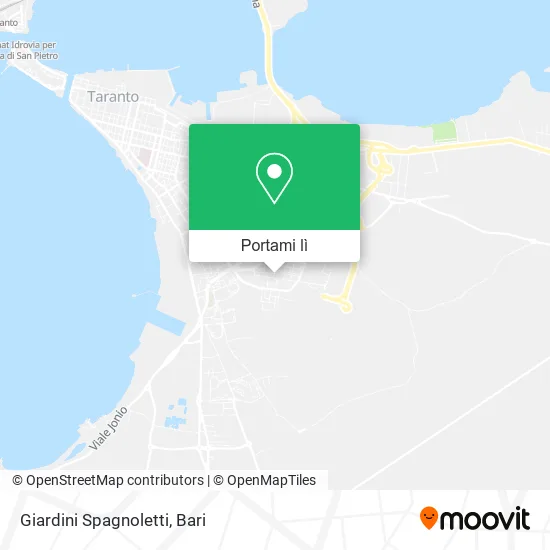 Mappa Giardini Spagnoletti