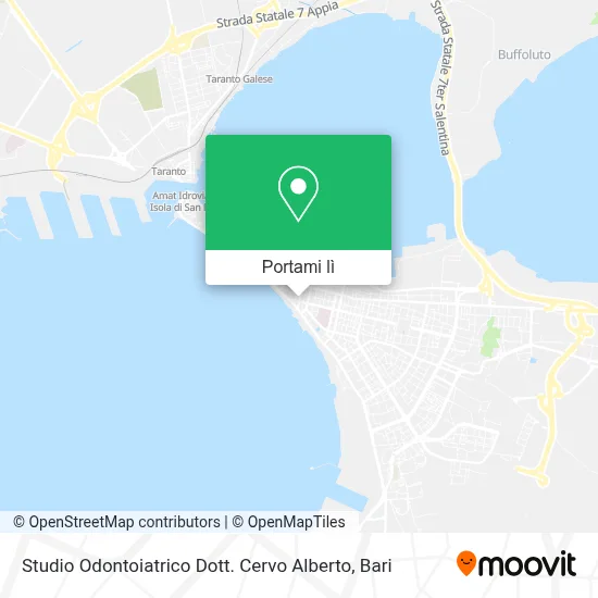 Mappa Studio Odontoiatrico Dott. Cervo Alberto