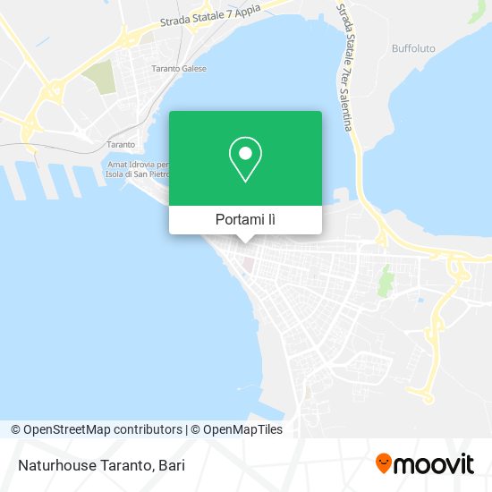 Mappa Naturhouse Taranto