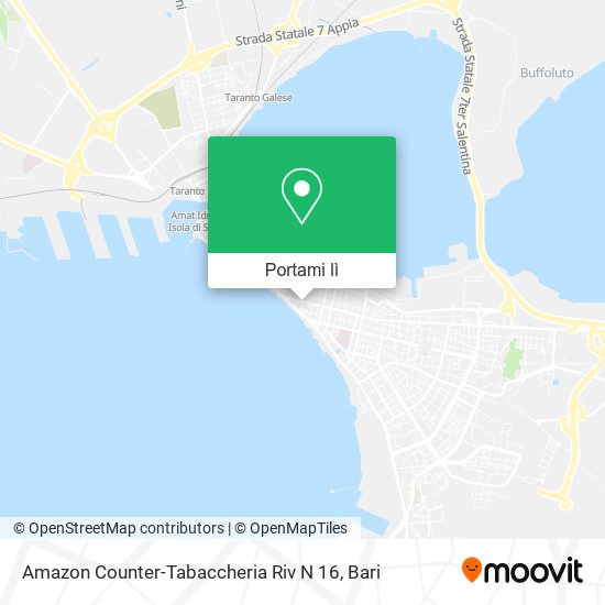 Mappa Amazon Counter-Tabaccheria Riv N 16