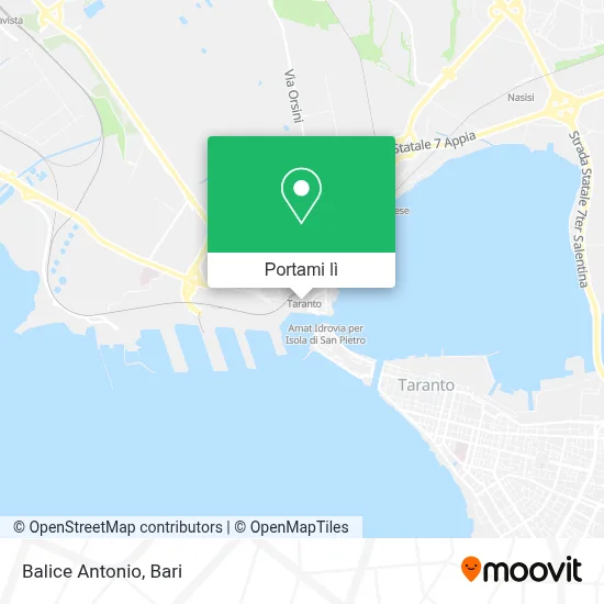 Mappa Balice Antonio