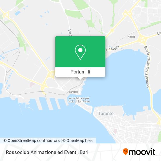 Mappa Rossoclub Animazione ed Eventi