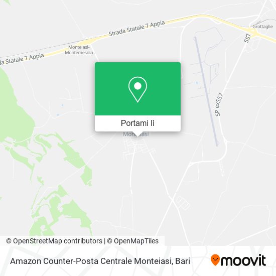 Mappa Amazon Counter-Posta Centrale Monteiasi