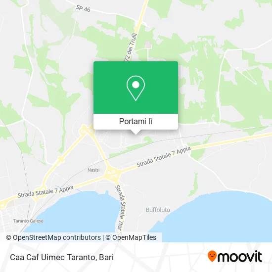 Mappa Caa Caf Uimec Taranto