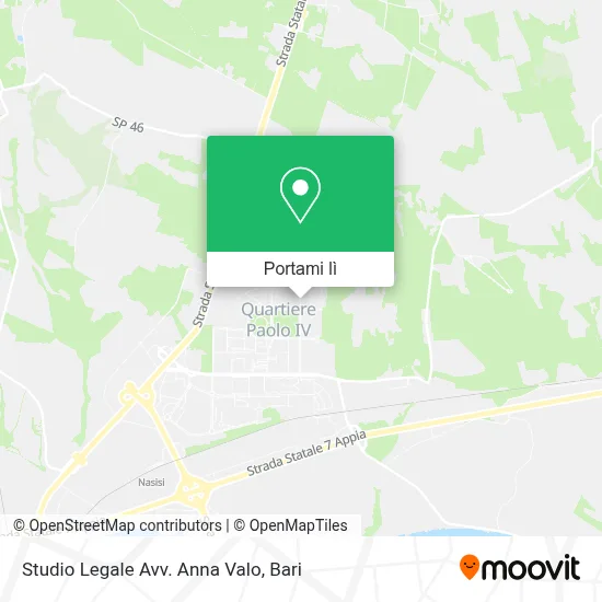 Mappa Studio Legale Avv. Anna Valo