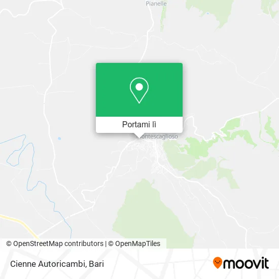 Mappa Cienne Autoricambi