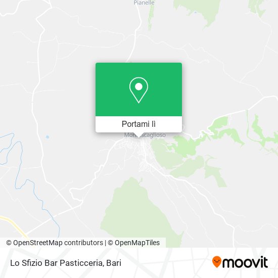 Mappa Lo Sfizio Bar Pasticceria
