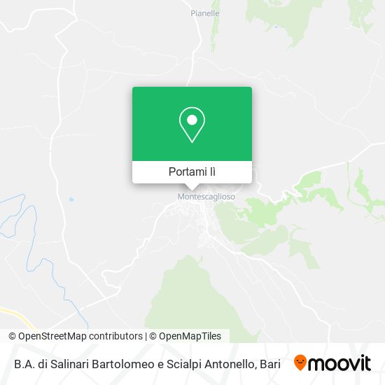Mappa B.A. di Salinari Bartolomeo e Scialpi Antonello