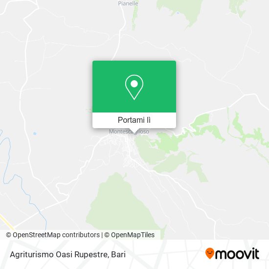 Mappa Agriturismo Oasi Rupestre