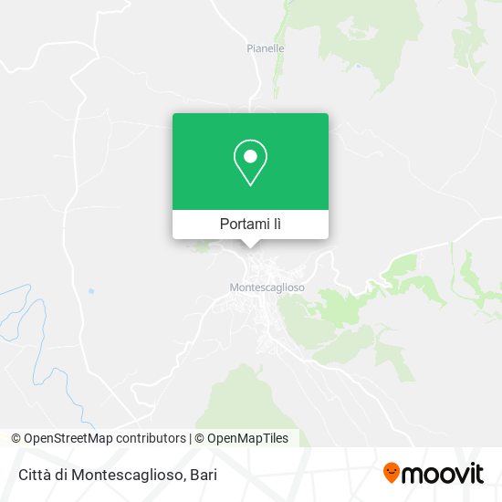 Mappa Città di Montescaglioso