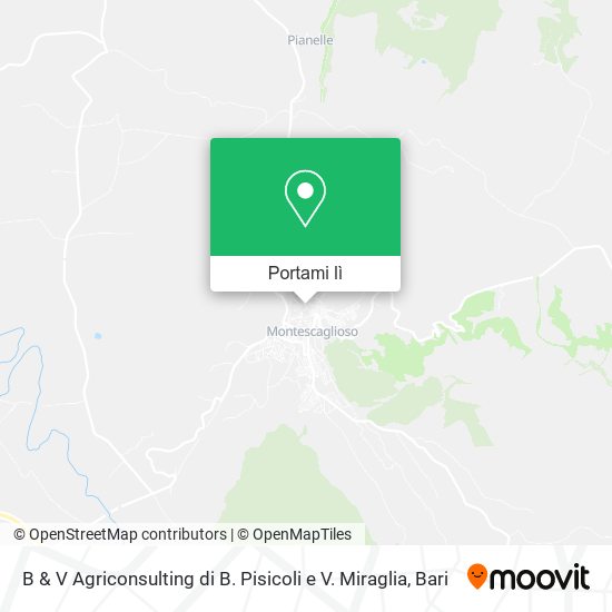 Mappa B & V Agriconsulting di B. Pisicoli e V. Miraglia