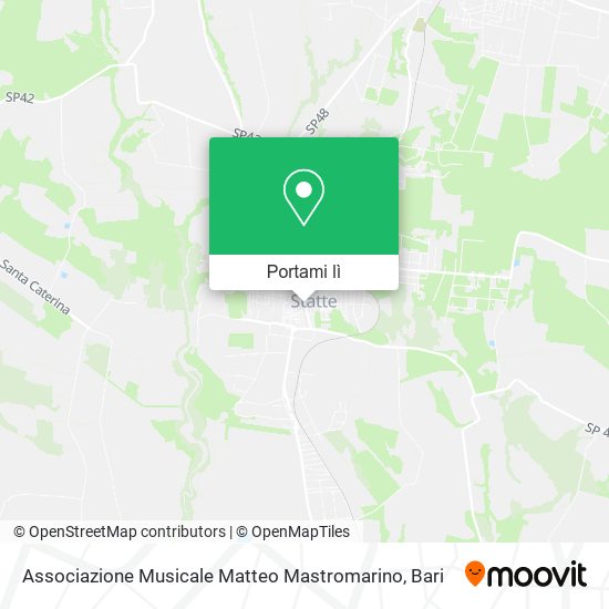 Mappa Associazione Musicale Matteo Mastromarino