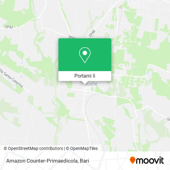 Mappa Amazon Counter-Primaedicola