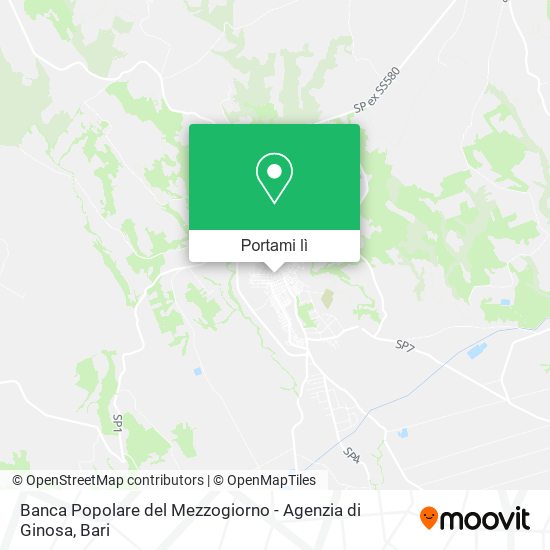 Mappa Banca Popolare del Mezzogiorno - Agenzia di Ginosa