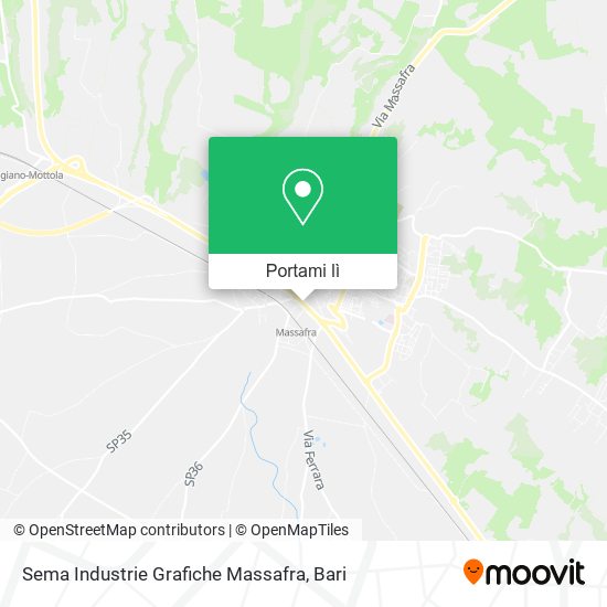 Mappa Sema Industrie Grafiche Massafra