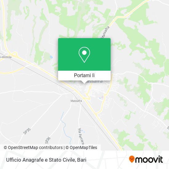 Mappa Ufficio Anagrafe e Stato Civile