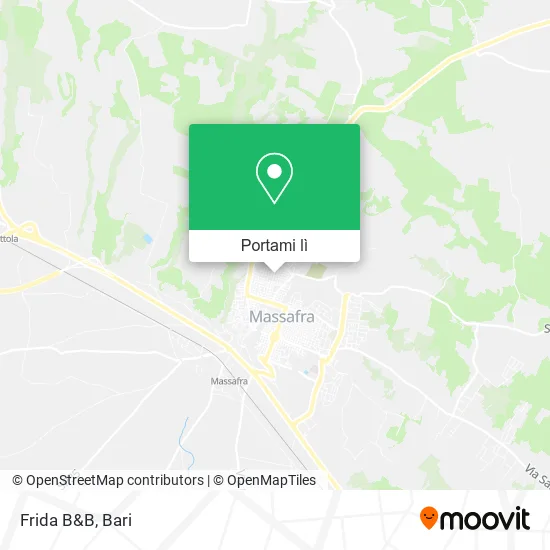 Mappa Frida B&B