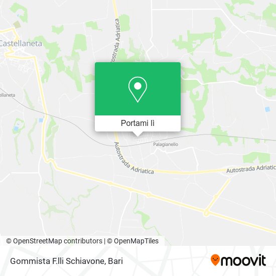 Mappa Gommista F.lli Schiavone