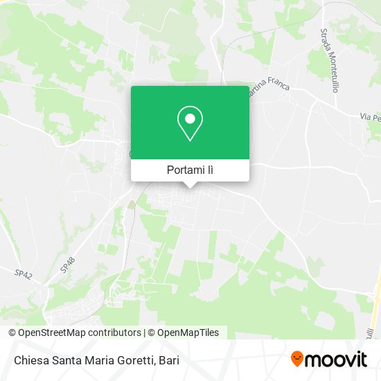 Mappa Chiesa Santa Maria Goretti