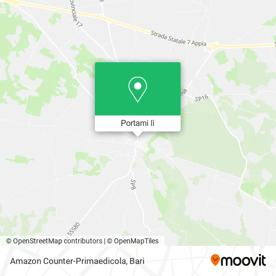 Mappa Amazon Counter-Primaedicola