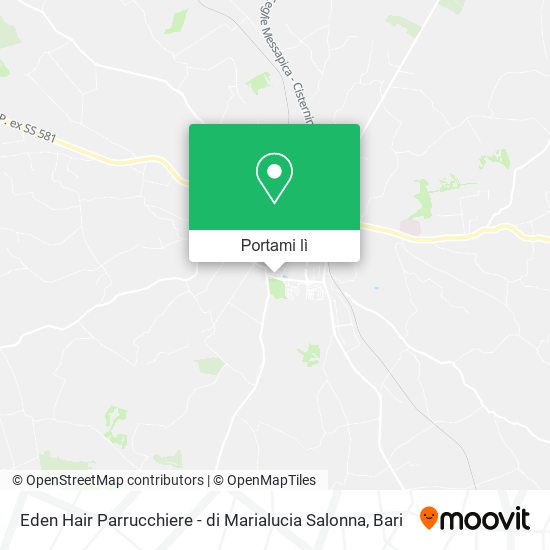 Mappa Eden Hair Parrucchiere - di Marialucia Salonna