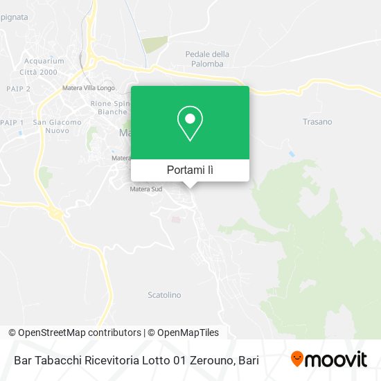 Mappa Bar Tabacchi Ricevitoria Lotto 01 Zerouno