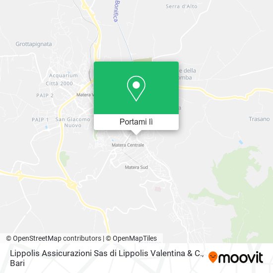 Mappa Lippolis Assicurazioni Sas di Lippolis Valentina & C.