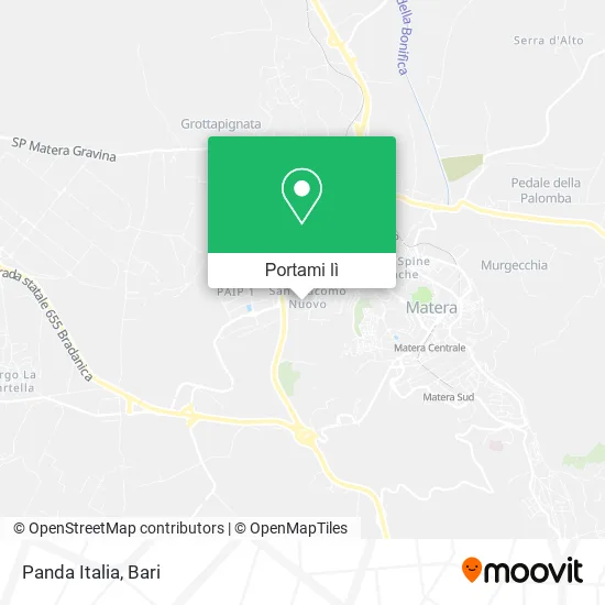 Mappa Panda Italia