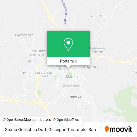 Mappa Studio Oculistico Dott. Giuseppe Taratufolo