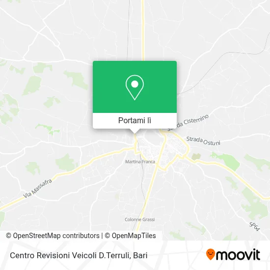 Mappa Centro Revisioni Veicoli D.Terruli