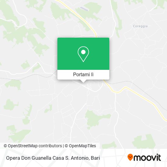 Mappa Opera Don Guanella Casa S. Antonio