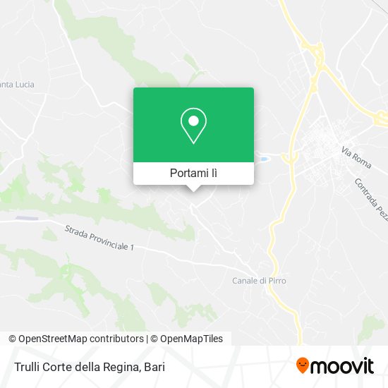 Mappa Trulli Corte della Regina