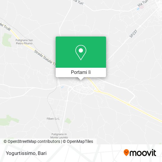 Mappa Yogurtissimo