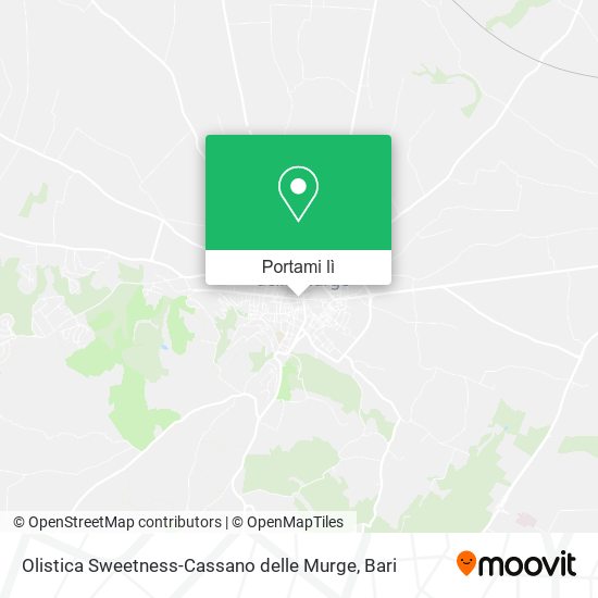 Mappa Olistica Sweetness-Cassano delle Murge