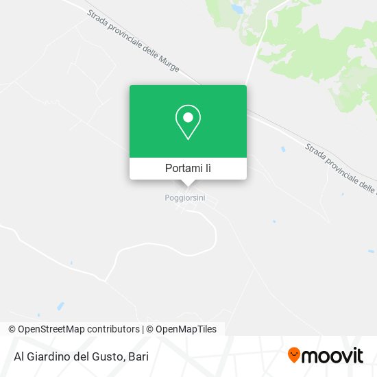 Mappa Al Giardino del Gusto