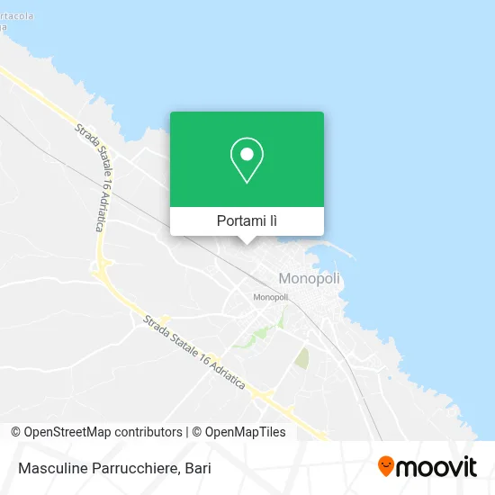 Mappa Masculine Parrucchiere