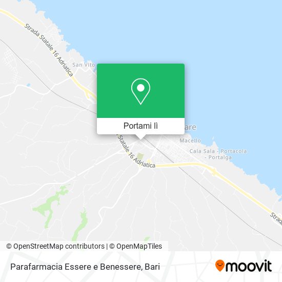 Mappa Parafarmacia Essere e Benessere