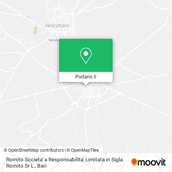 Mappa Romito Societa' a Responsabilita' Limitata in Sigla Romito Sr L.