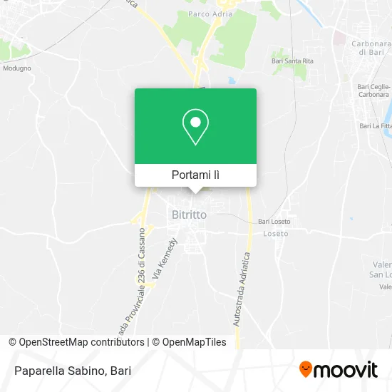 Mappa Paparella Sabino