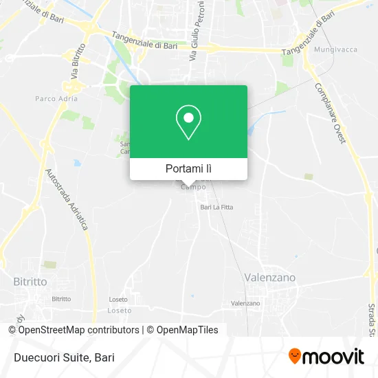 Mappa Duecuori Suite
