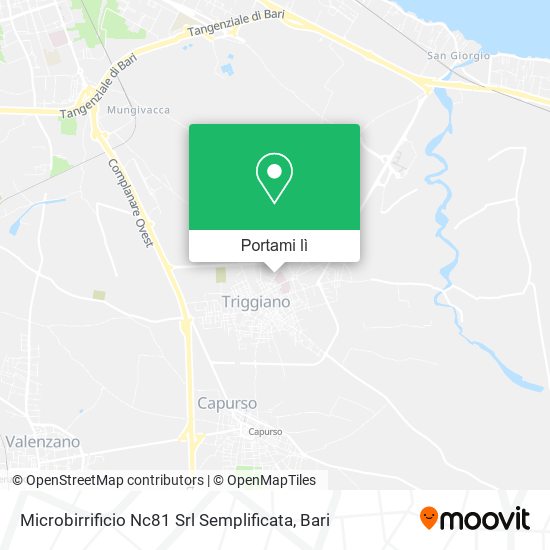 Mappa Microbirrificio Nc81 Srl Semplificata