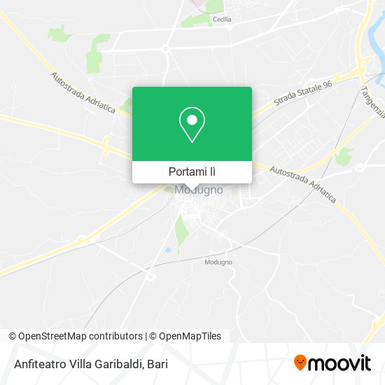 Mappa Anfiteatro Villa Garibaldi