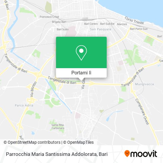 Mappa Parrocchia Maria Santissima Addolorata