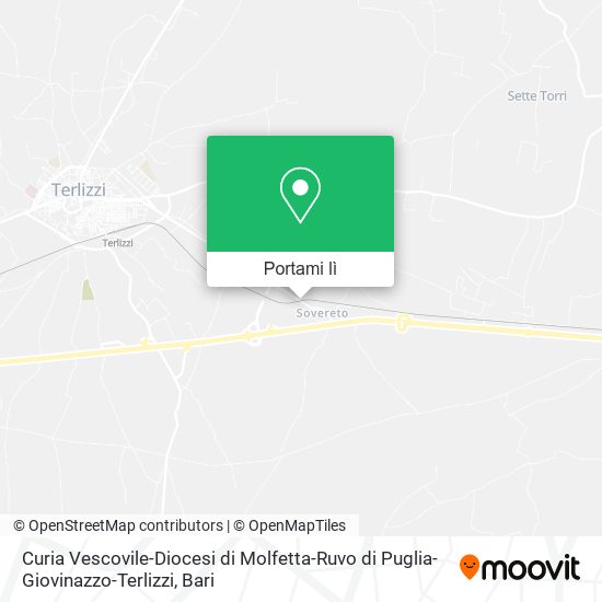 Mappa Curia Vescovile-Diocesi di Molfetta-Ruvo di Puglia-Giovinazzo-Terlizzi