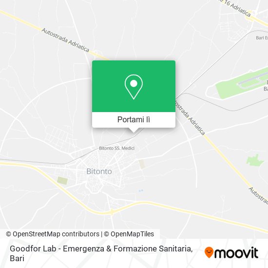 Mappa Goodfor Lab - Emergenza & Formazione Sanitaria