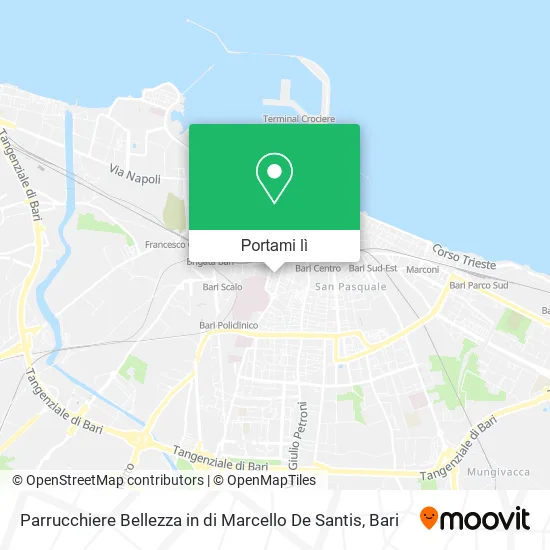 Mappa Parrucchiere Bellezza in di Marcello De Santis