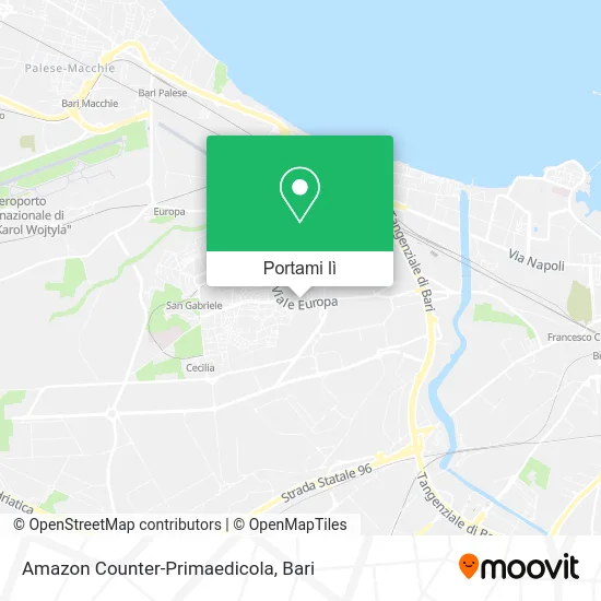 Mappa Amazon Counter-Primaedicola