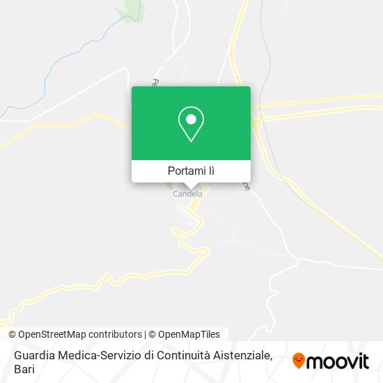 Mappa Guardia Medica-Servizio di Continuità Aistenziale