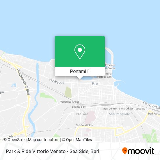 Mappa Park & Ride Vittorio Veneto - Sea Side