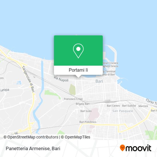 Mappa Panetteria Armenise